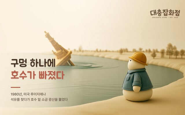 구멍 하나에 호수가 빠졌다 표지
